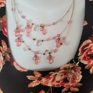 3/$15- Pink costume jewelry